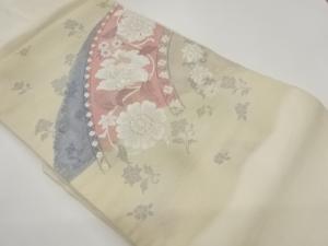 花唐草模様織出し名古屋帯